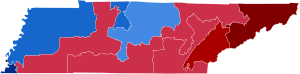 2000 Tennessee United States House of Representatives election by Congressional District.svg