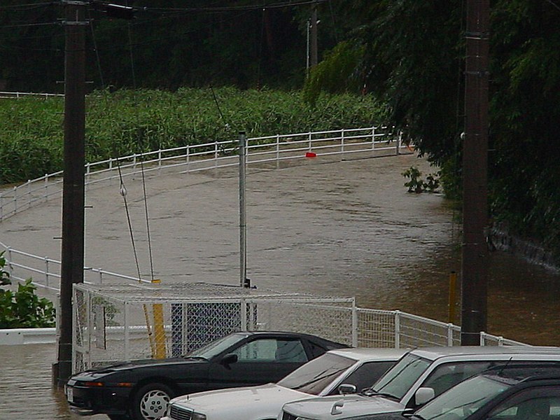 File:2002年台風6号による郡山市富久山町の洪水.JPG