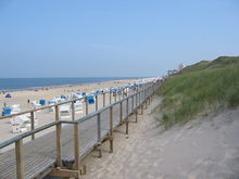 Una spiaggia a Westerland