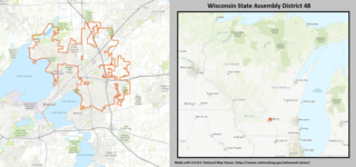 <span class="mw-page-title-main">Wisconsin's 48th Assembly district</span> American legislative district in south-central Wisconsin