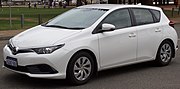 Décima primeira geração, hatchback (2012-2018), chamado de Toyota Auris em alguns países
