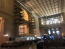 Great Hall renovations in 2018 20180825 02 Chicago Union Station.jpg