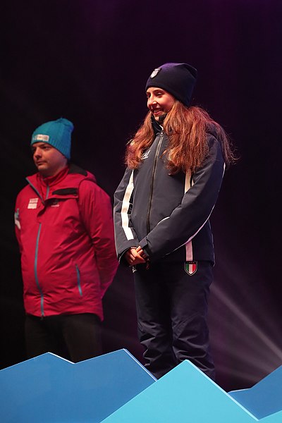 File:2020-01-13 Ski Mountaineering at the 2020 Winter Youth Olympics – Women's Sprint – Medal ceremony (Martin Rulsch) 15.jpg