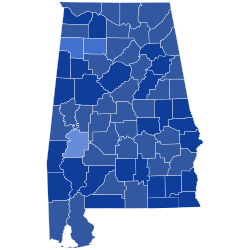 2024 Alabama Democratic presidential primary results map.svg
