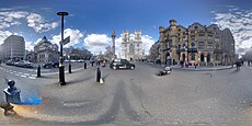 360 panoramic view of Westminster Abbey, London, UK.jpg