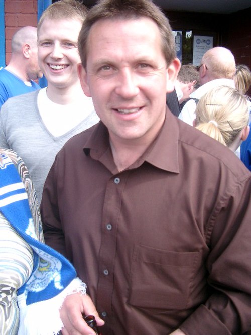 Billy Dodds in 2008 with Qots the start of his coaching career