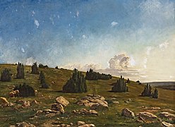 Paysage des Causses (Landscape of the Causses) Paul Prouho - Musée du Pays rabastinois