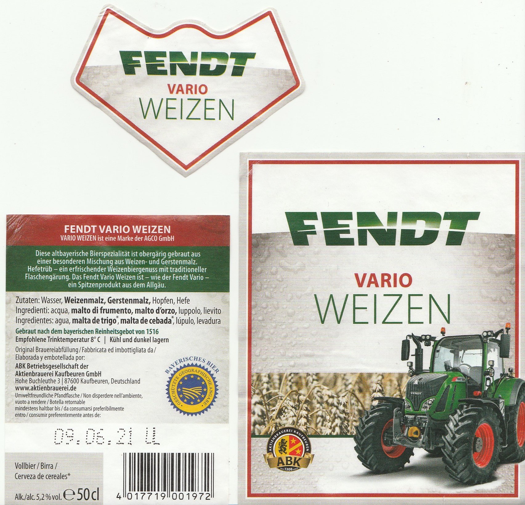 File:ABK Betriebsgesellschaft der Aktienbrauerei Kaufbeuren GmbH - Fendt  Vario Weizen.jpg - Wikimedia Commons