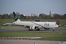 Un Boeing 777-200ER della Pakistan International Airlines.