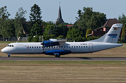 Eine ATR 72-202 der Avanti Air