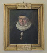 Abraham Pihl, maleri i Vang kirke (Ridabu) (usikker dato).