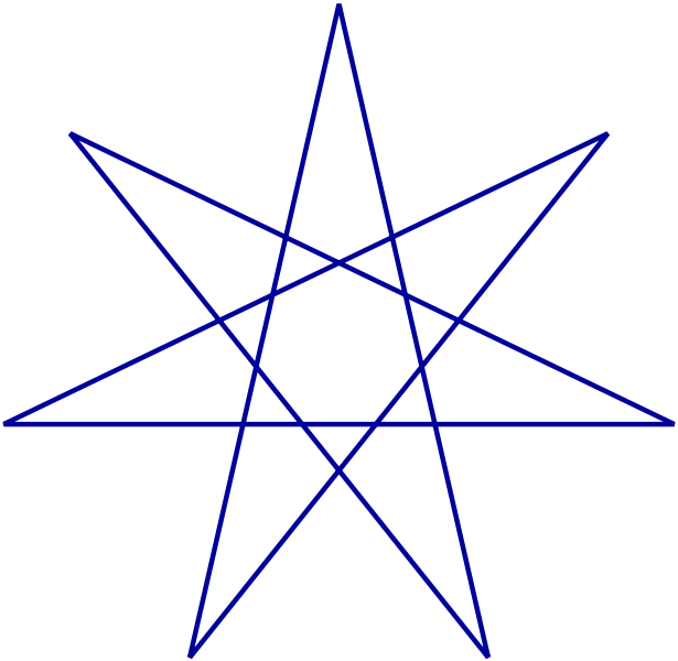 File:Acute heptagram (blue).svg