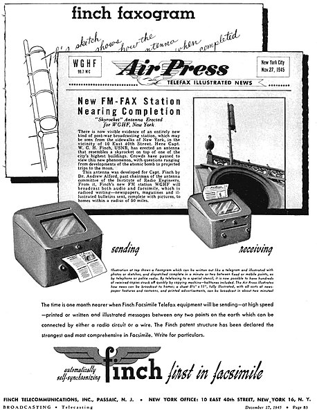 File:Advertisement for New York City radio station WGHF (1945).jpg