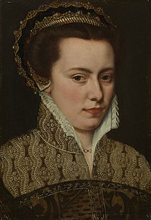 Margaret of Parma by anonymous (c. 1560) After Anthonis Mor (1512-16-c. 1576) - Margaret of Parma (1522-86) - RCIN 404911 - Royal Collection.jpg