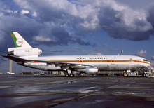 An Air Zaïre McDonnell Douglas DC-10-30 at Charles de Gaulle Airport. (1986)