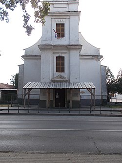 Luterana preĝejo en Albertirsa (iam en Alberti)