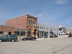 Centro de Allison, Iowa, marzo de 2008