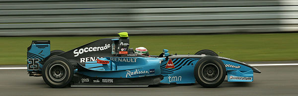 Parente driving for Ocean Racing Technology at the Nürburgring round of the 2009 GP2 Series season.