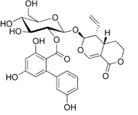 Chemische Struktur von Amarogentin