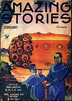 Amazing Stories cover image for February 1934