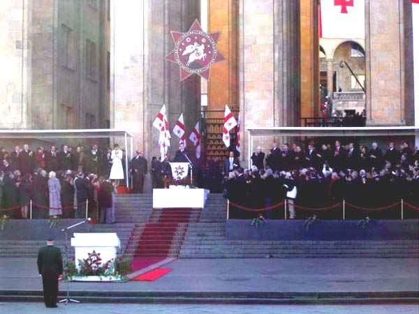 Saakashvili's inauguration as president of Georgia