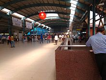 The interior of Andheri station terminal Andher terminus interior.jpg