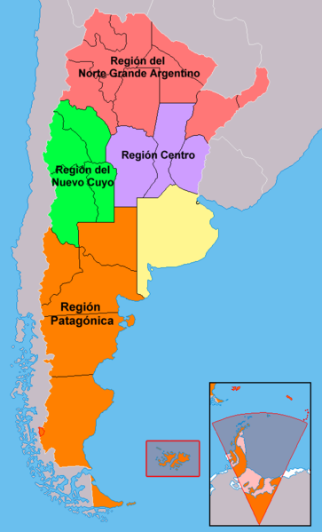 File:Argentina - Político (regiones).png