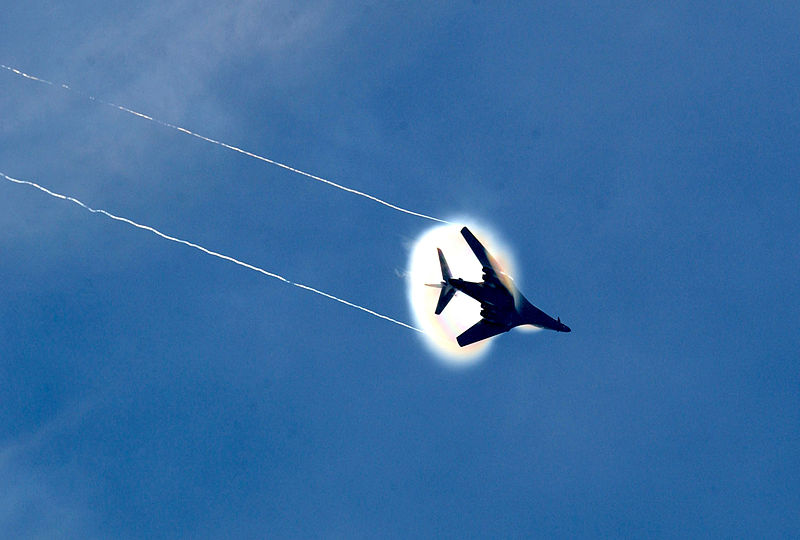 File:B-1B Breaking the sound barrier.jpg