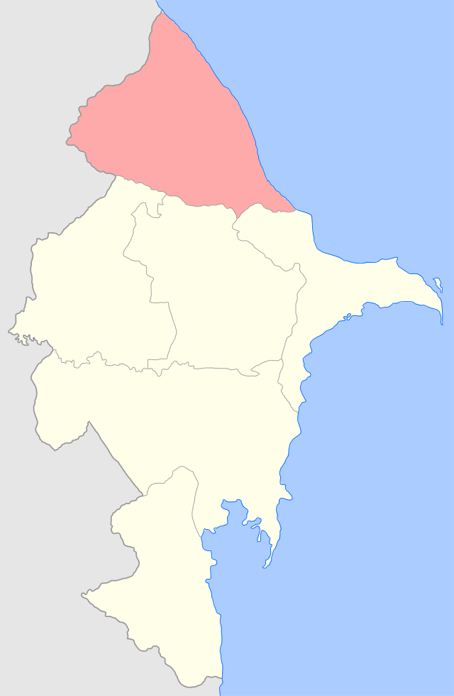 Кубинский уезд на карте
