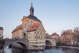 Стара градска куќа (Altes Rathaus) во Бамберг