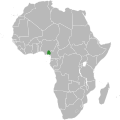 Range of Baphia latiloi