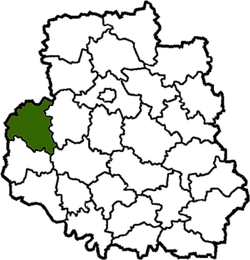 Vị trí của huyện Bar trong tỉnh Vinnytsia