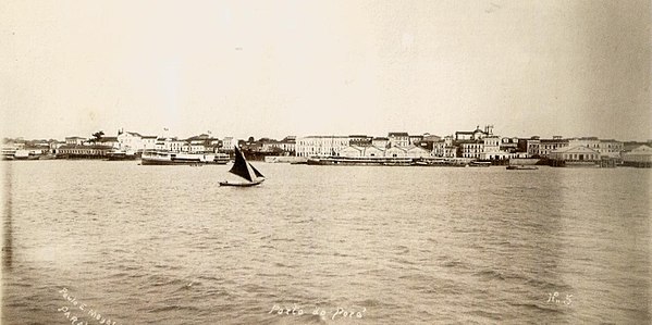 Belém, a medium-sized city and capital of Pará province (Brazilian north), 1889