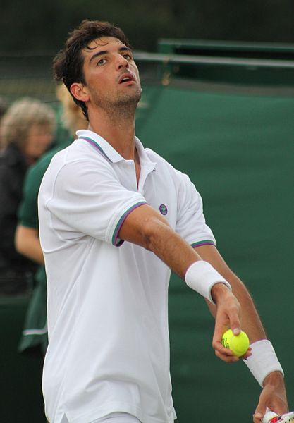 Bellucci at 2014 Wimbledon qualifying