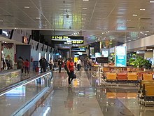 International departures section at Kempegowda International Airport