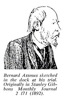 Bernhardt Assmus Stamp forger