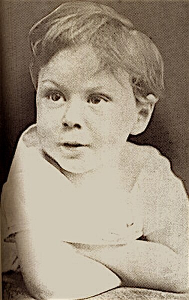 Russell as a 4-year-old