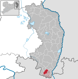 Bertsdorf-Hörnitz na mapě