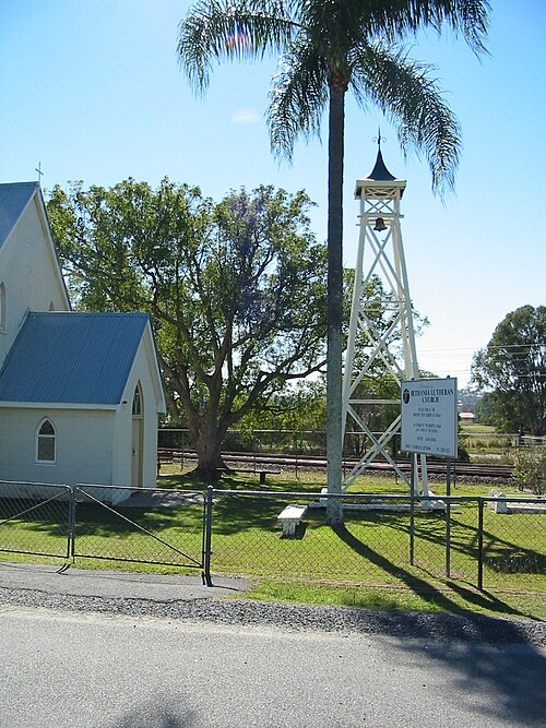 Bethania Lutheran Church and bell tower, 2005