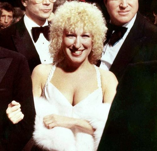 Midler at the premiere of her feature-film starring debut, The Rose, in 1979