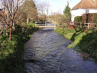 <span class="mw-page-title-main">Bourne Rivulet</span> River in Hampshire, England