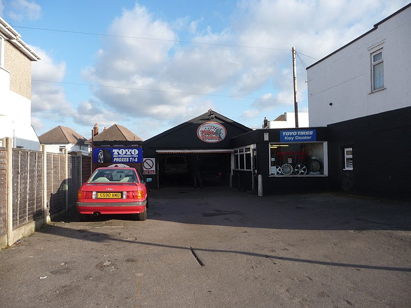 File:Bournemouth , Moordown - Mike Stokes Motoring Garage - geograph.org.uk - 1704414.jpg