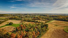 Bryn Coed Farms, photo by Mark Williams Bryn Coed Farms via drone.jpg