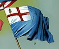 Bunker Hill flag, used by New England troops at the battle of Bunker Hill, 1885 History of US flags med (cropped).jpg