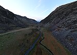 Thumbnail for File:Bwlch Llanberis yn y cyfnos, gaeaf 2022 - Llanberis pass at dusk, Dec 2022, Gwynedd Cymru (Wales) 03.jpg