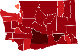 COVID-19 Prevalence in Washington by county.svg