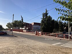 A view of the public school in Corvera