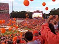 The Tigers run down The Hill before the Louisiana Tech game, September 30, 2006