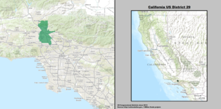 <span class="mw-page-title-main">California's 29th congressional district</span> U.S. House district for California