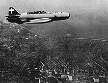 Campini Caproni C.C.2 beim Testflug am 30. November 1941